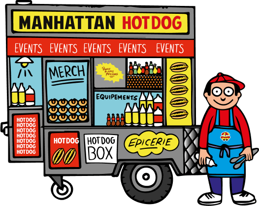 Streetfood Manhattan Hot Dog